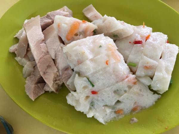 teochew fishcake + belly pork