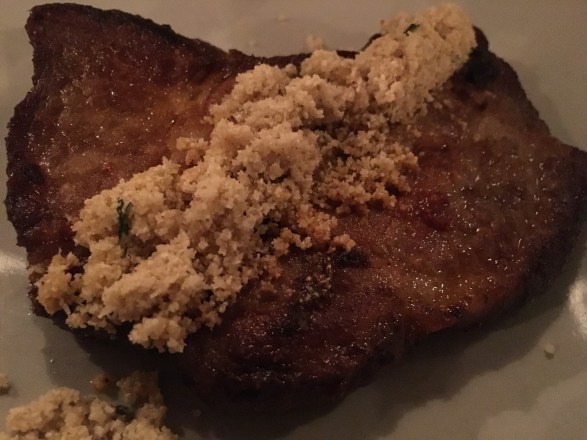 black pig with black beans