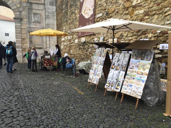 Entrance to castelo sao jorge