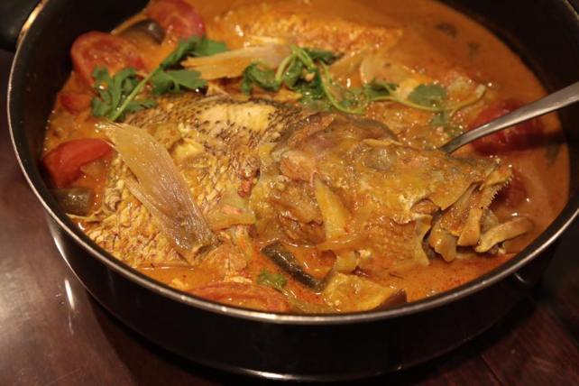 fish head curry was very good