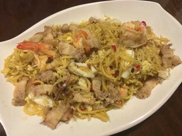 fried hokkien prawn noodles