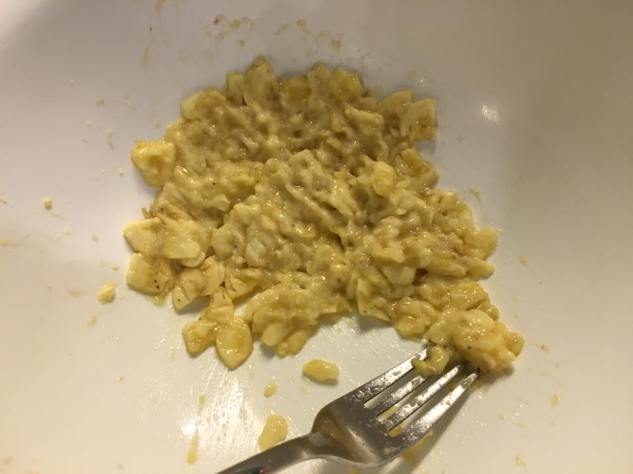 mashed banana