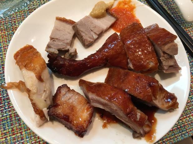 roast duck, roast chicken, char siew, siew yoke
