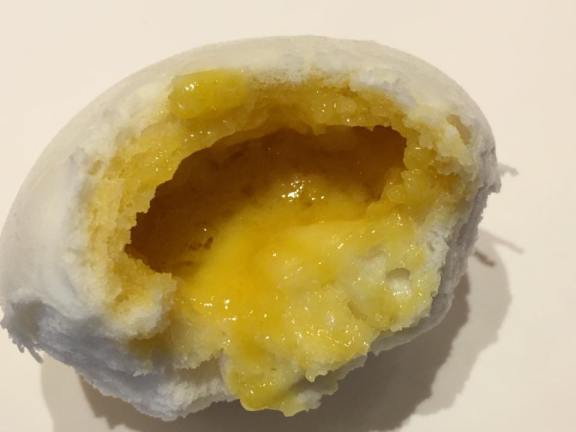 salted egg custard bun