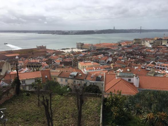 View from castelo sao jorge