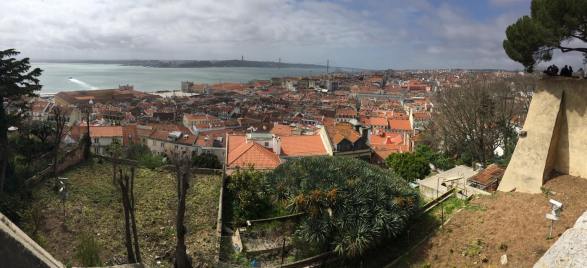 View from castelo sao jorge