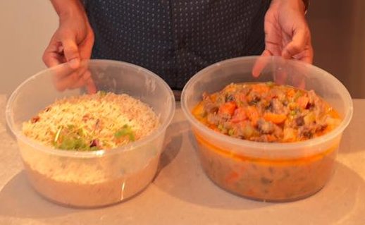 mutton stew + pilaf rice