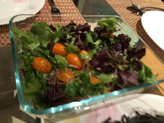 cherry tomatoes & mesclun