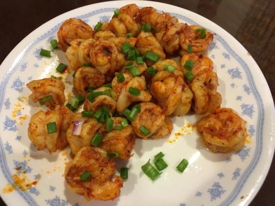 chilli prawns