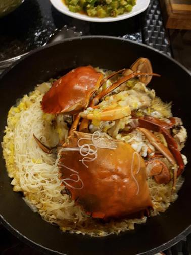 crab beehoon