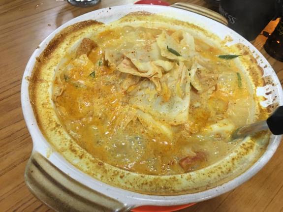 fish head curry lots of vege