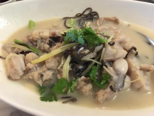 frog legs in chinese rice wine