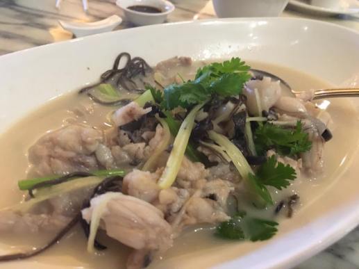 frog legs in chinese rice wine