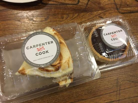 lemon meringue cake & chocolate tart