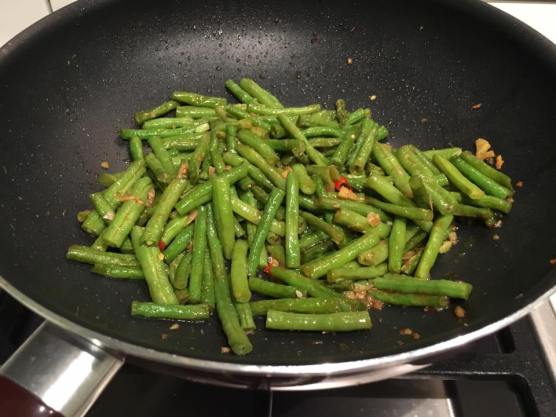 long beans in nonya sauce