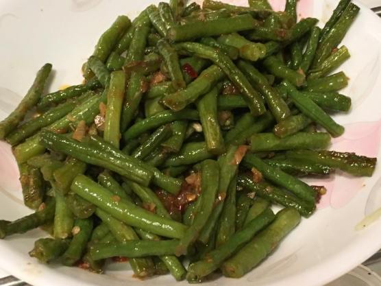 long beans in nonya sauce