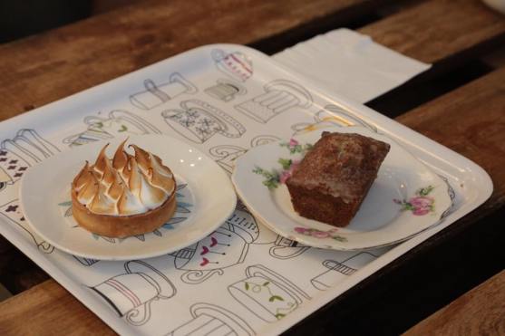 passiona fruit meringue tart & earl grey lavendar loaf