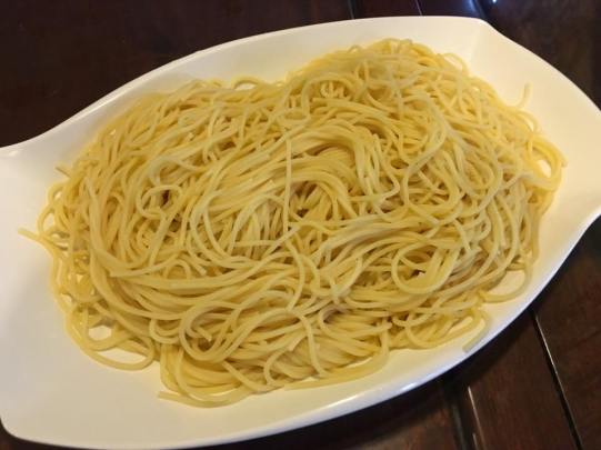 spaghetti (al dente)