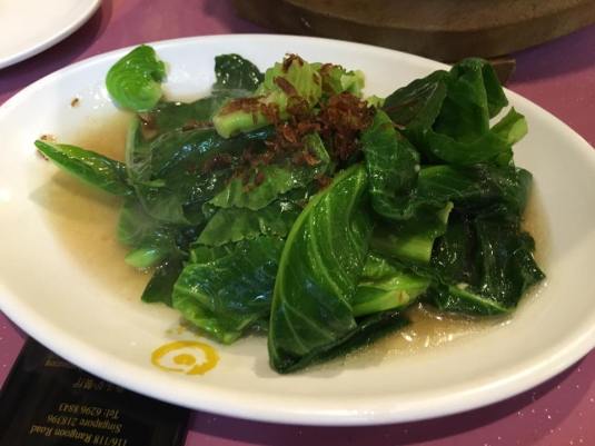 stirfried hk kailan - S$9