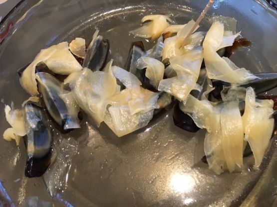 before the real thing - century eggs pickled ginger