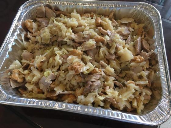 chap chai (cabbage, taupok, tanhoon) with lean pork