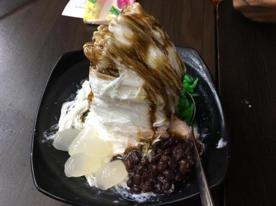 chendol ice shavings