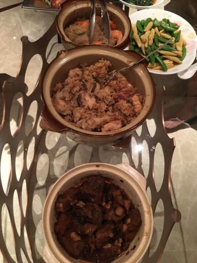 claypot rice, tanhoon prawns & fine braised pork ribs