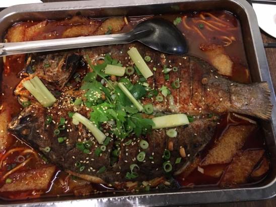 重庆烤鱼 chong qing grilled fish