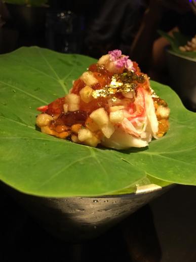 hokkaido crab with yuzu jelly