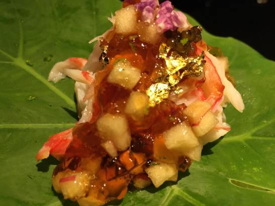 hokkaido crab with yuzu jelly