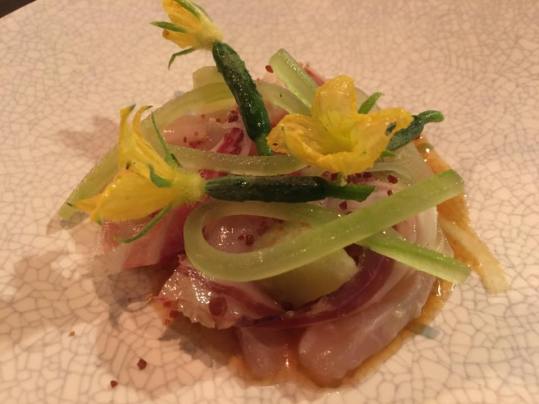 king fish & prosciutto