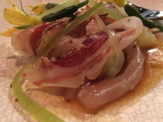 king fish & prosciutto