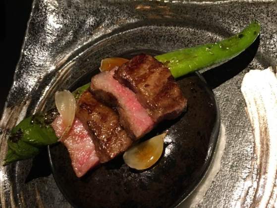 grilled miyazaki wagyu