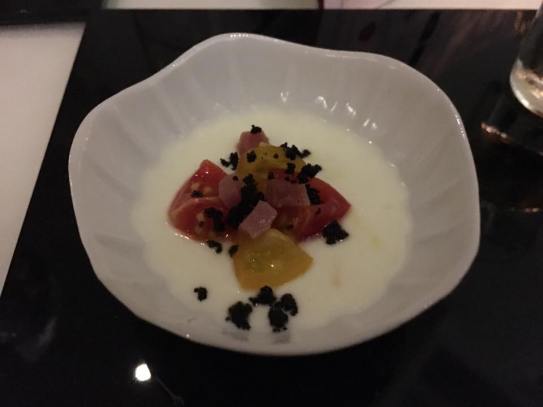 mozarella pannacotta