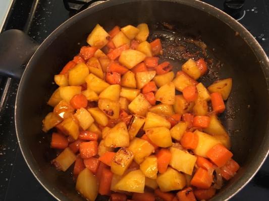 onions, carrots, potatoes