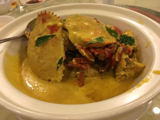 pumpkin sauce crab