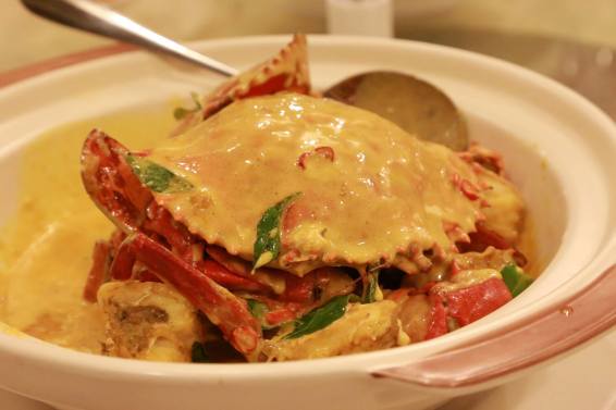 pumpkin sauce crab