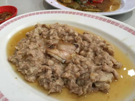 steamed minced pork with salted fish