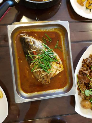 steamed song fish head松鱼头