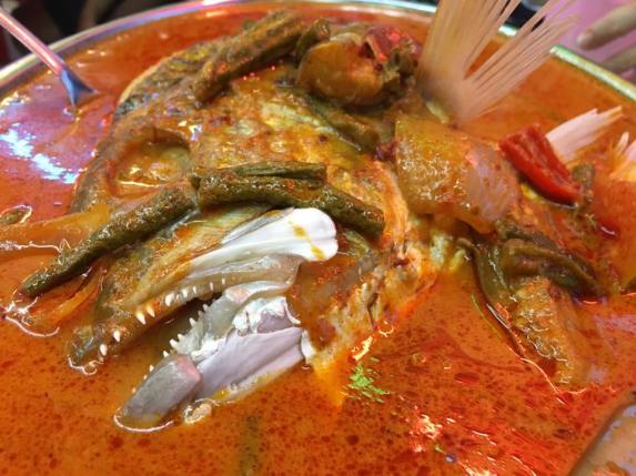 thai style curry fish head - S$25