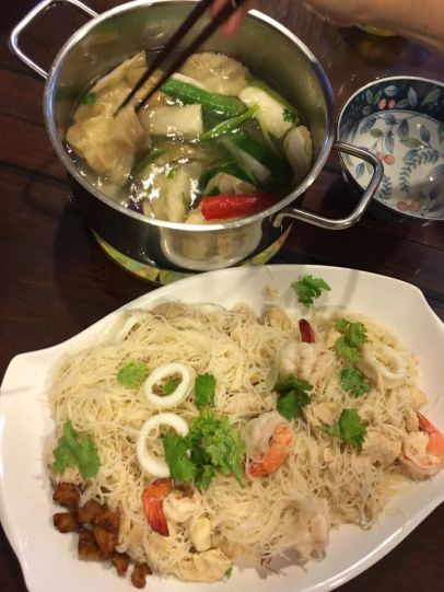 white bee hoon ＋ yong tau foo