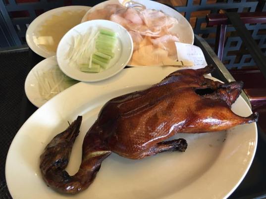 whole peking duck - S$52