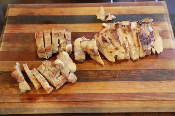 chargrilled belly pork & pork loin