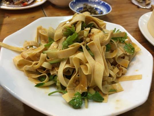 百叶 fried gluten puff