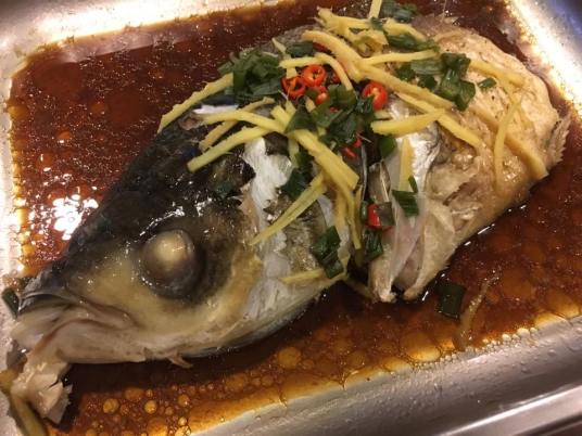 HK steamed song fish head 港蒸松鱼头2-2aug2016