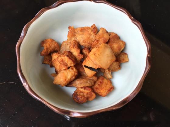 lar pok - crispy lard was very good!