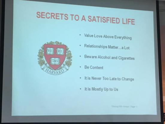 secrets to a satisfied life