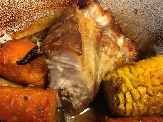 Gordon Ramsay's slow roasted belly pork