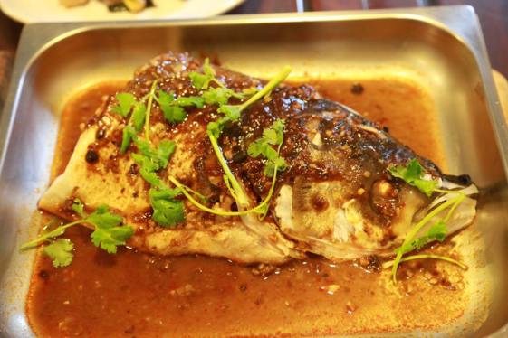 spicy black bean sauce fish head