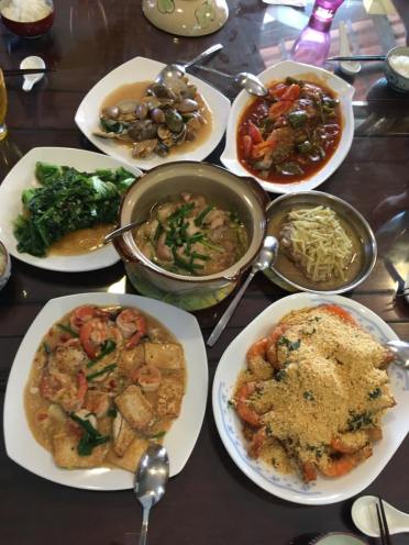 7 dishes for 5pax RI friends lunch
